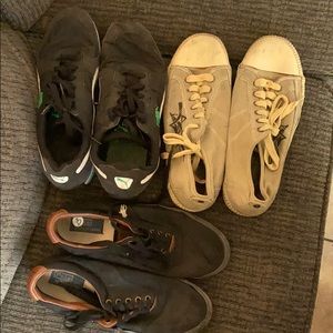 Three (3) pairs of men’s sneakers size 14